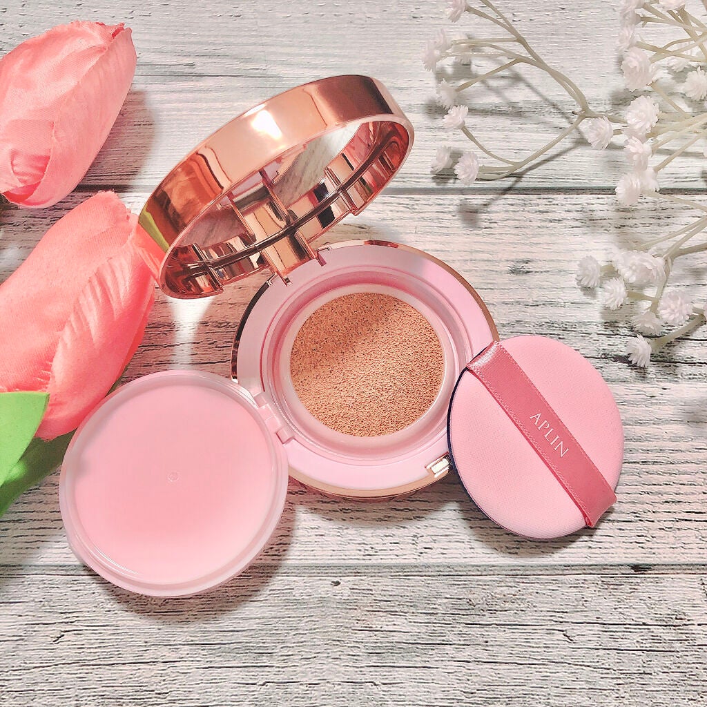 ピンクティーツリーカバークッション/APLIN/クッションファンデーションを使ったクチコミ(3枚目)