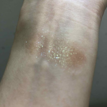 グリッター シャドウ カラー/rom&nd/グリッターを使ったクチコミ(3枚目)