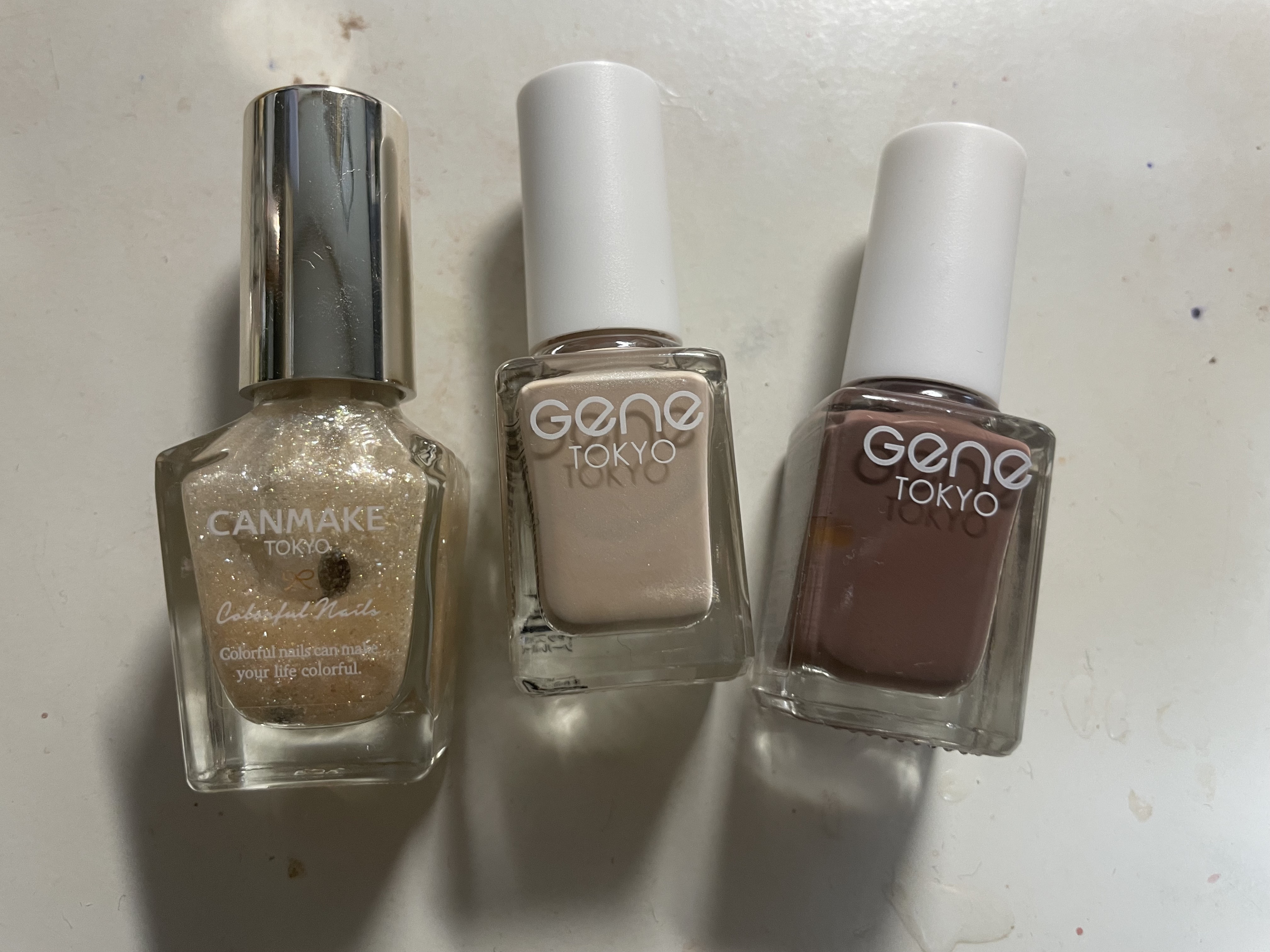 gene TOKYO ネイル パールサンド/DAISO/マニキュアを使ったクチコミ（2枚目）