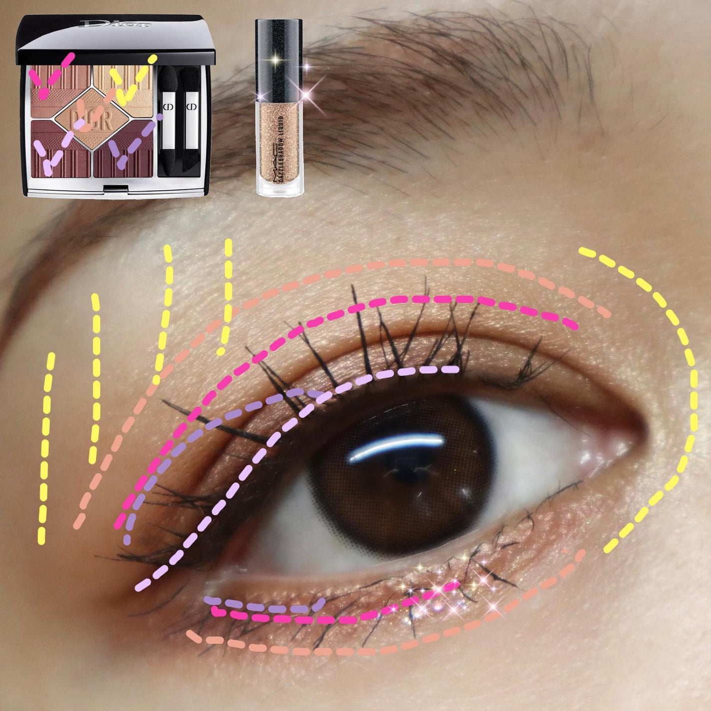 ダズルシャドウ リキッド/M・A・C/リキッドアイシャドウを使ったクチコミ(5枚目)