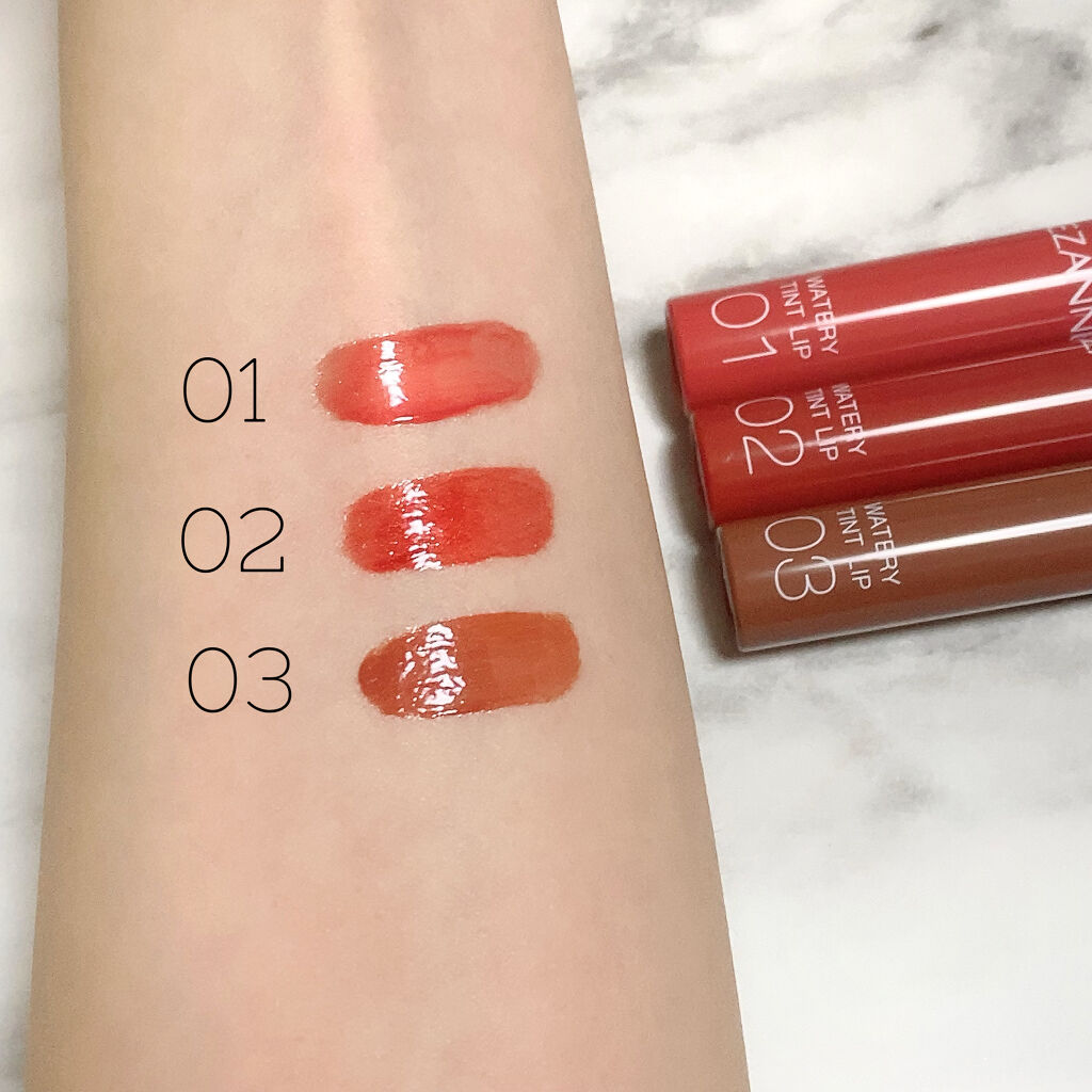 ウォータリーティントリップ/CEZANNE/リップティントを使ったクチコミ（2枚目）