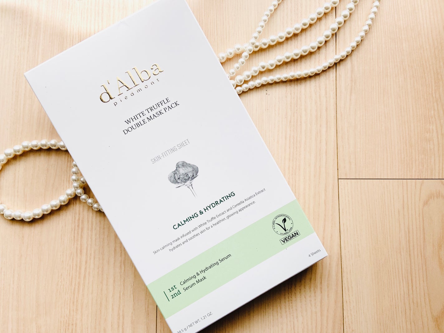 ホワイトトリュフダブルマスクパック(鎮静/保湿) /ダルバ/シートマスク・パックを使ったクチコミ(2枚目)