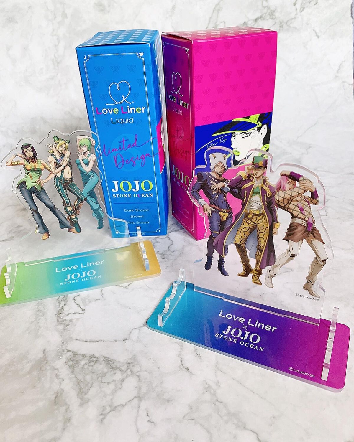 ジョジョ×ラブライナーコラボ アイライナー6本セット アクリルスタンド