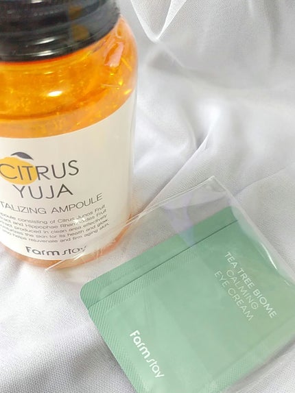 シトラスゆずバイタライジングアンプル/Farmstay/美容液を使ったクチコミ(4枚目)