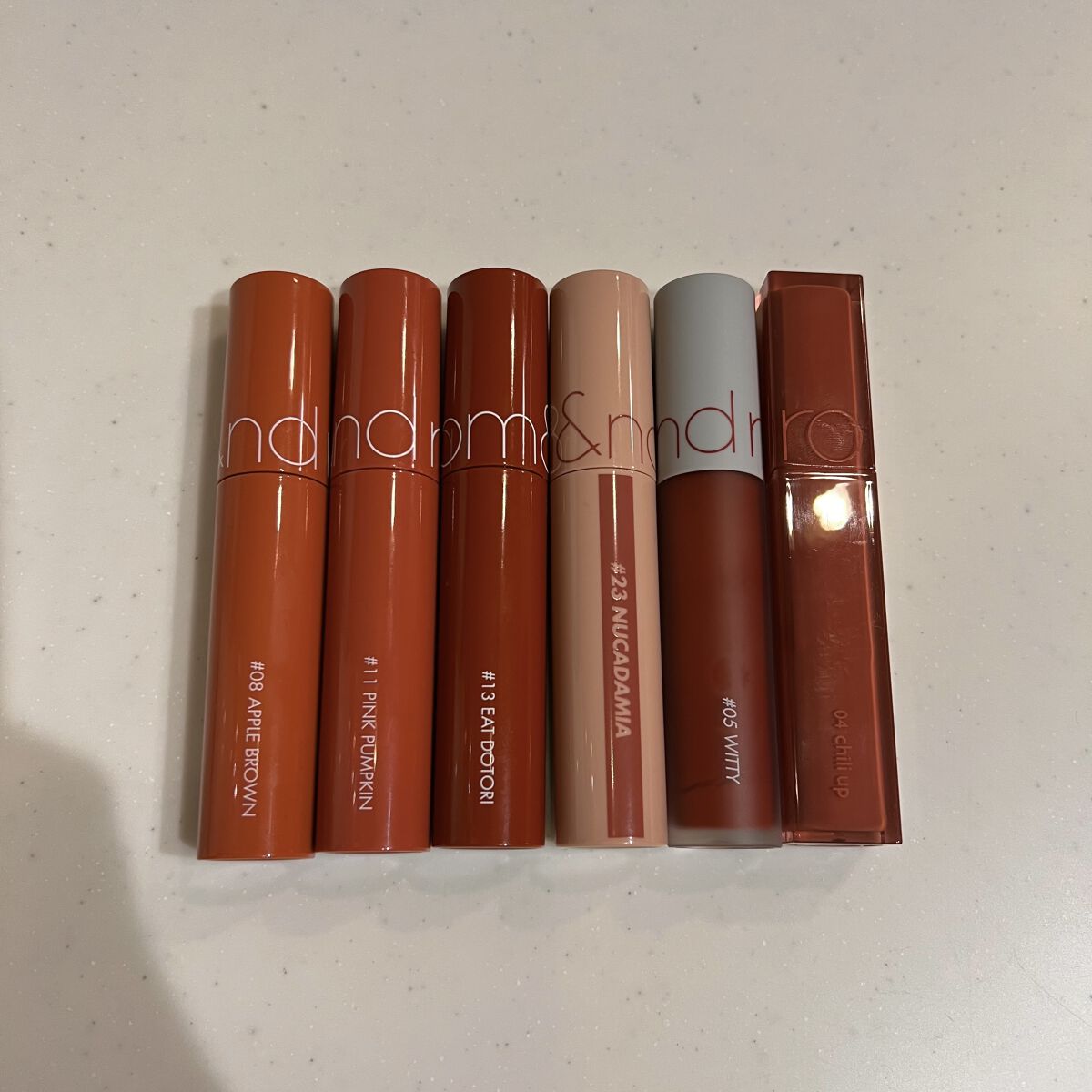 ジューシーラスティングティント/rom&nd/リップティントを使ったクチコミ（1枚目）