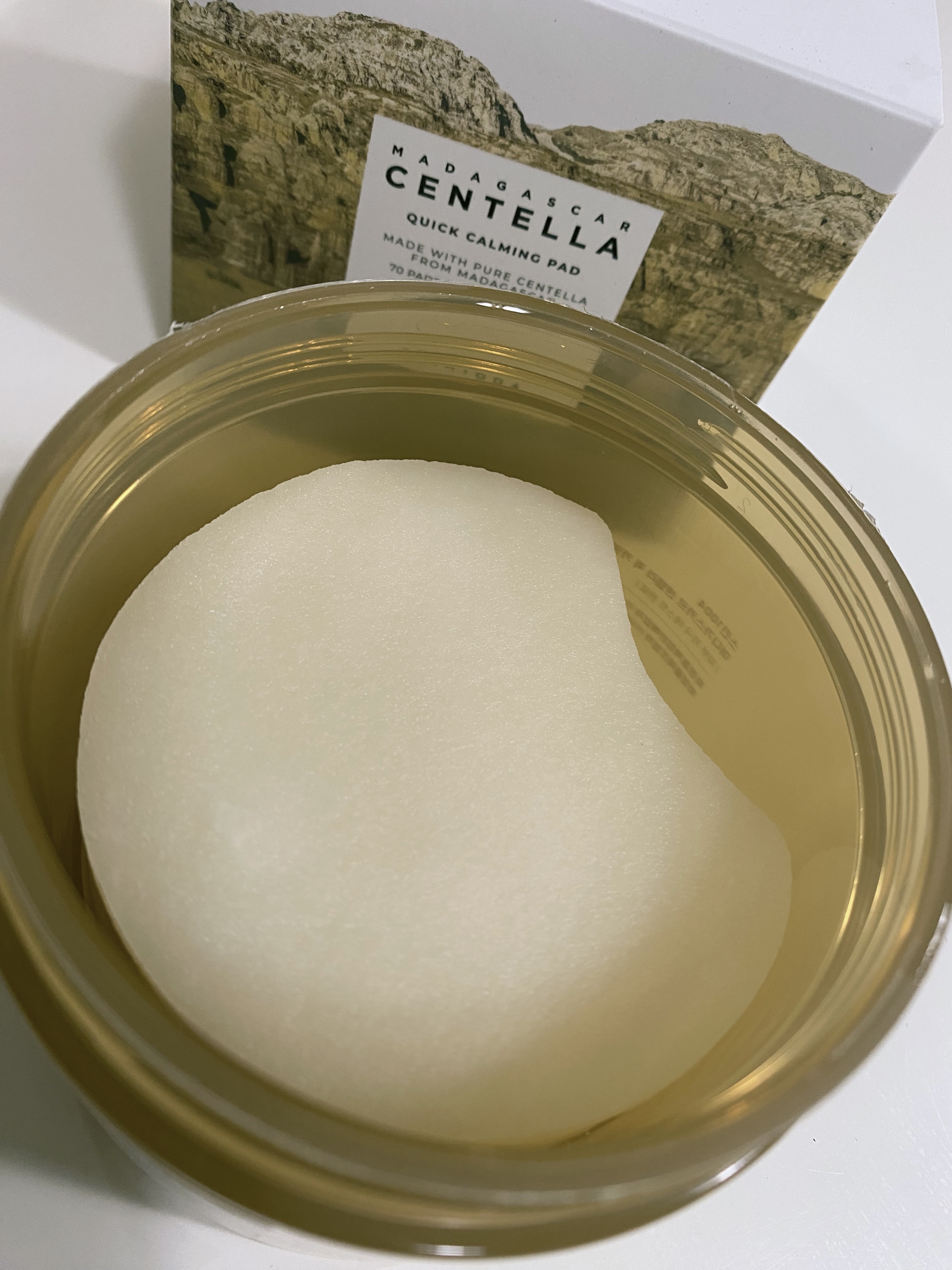 センテラ クイックカーミングパッド/SKIN1004/トナーパッドを使ったクチコミ（2枚目）