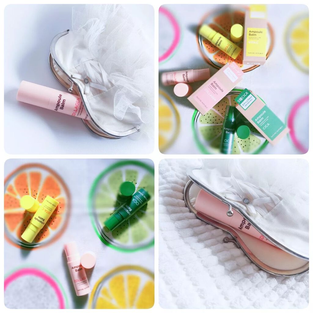 スティック美容液（レモン）/ネイチャーリパブリック/フェイスバームを使ったクチコミ（2枚目）