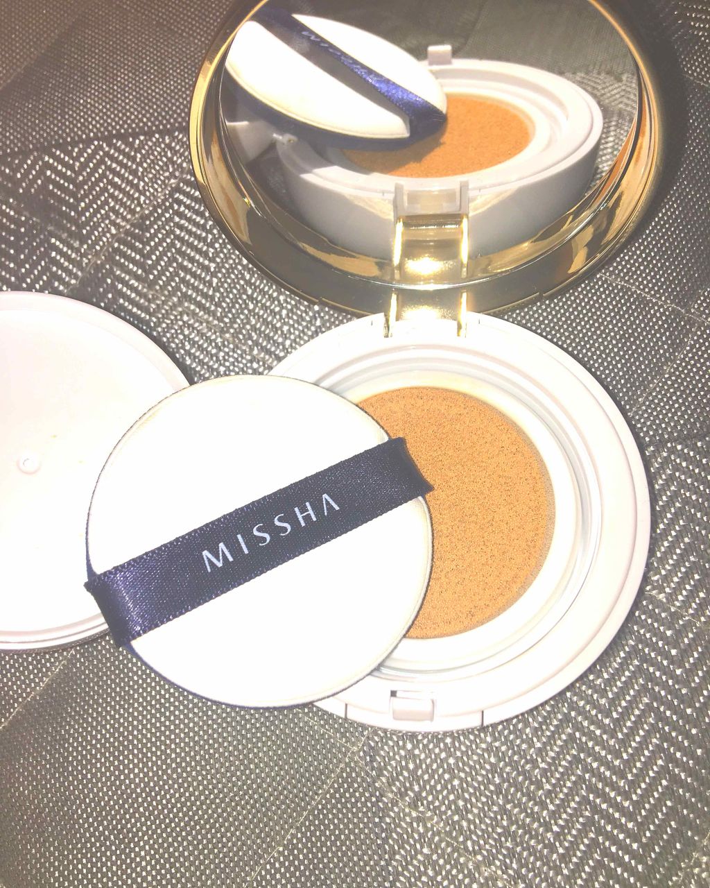 M クッション ファンデーション(モイスチャー)/MISSHA/クッションファンデーションを使ったクチコミ（2枚目）