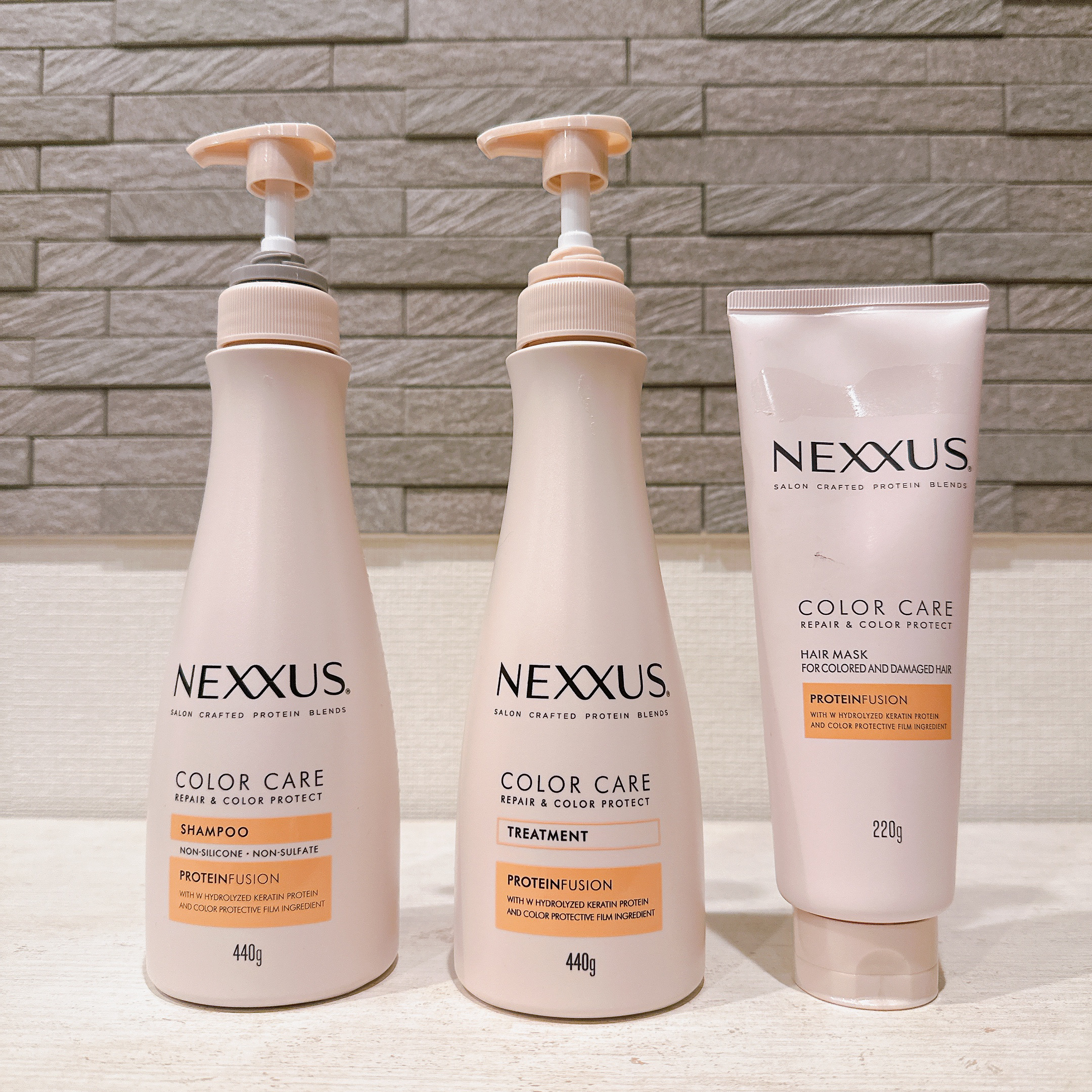 ネクサス リペア＆カラープロテクト シャンプー／トリートメント/NEXXUS(ネクサス)/市販シャンプーを使ったクチコミ（2枚目）