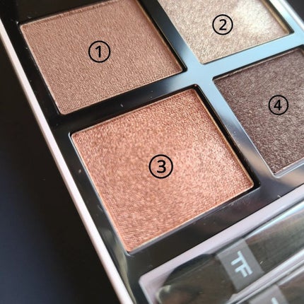 アイ カラー クォード/TOM FORD BEAUTY/アイシャドウパレットを使ったクチコミ(2枚目)