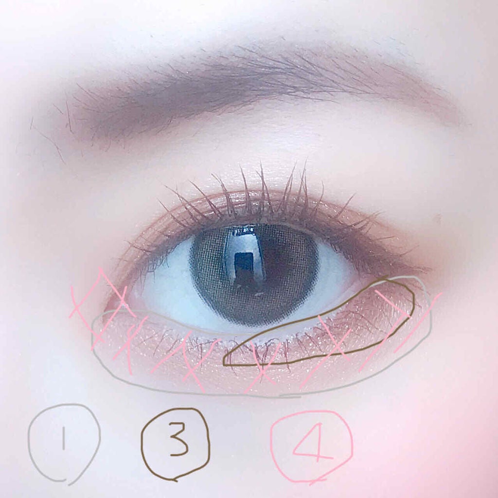 たなかꪔ̤̮ on LIPS 「くりくりおめめ👀ブラウンメイクキャンメイク19アーバンコッパー..」(3枚目)