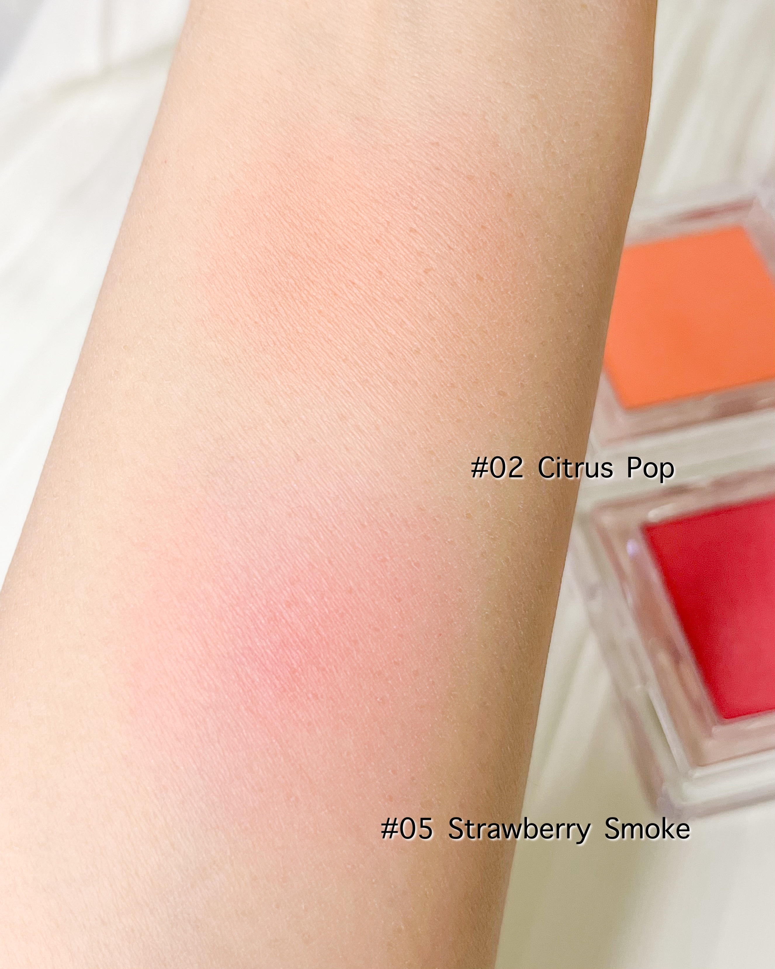 ベイクドブラッシュ #02 Citrus Pop/Glint/パウダーチークを使ったクチコミ（3枚目）