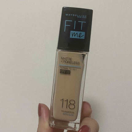 フィットミー リキッドファンデーション R 118/MAYBELLINE NEW YORK/リキッドファンデーションを使ったクチコミ(1枚目)