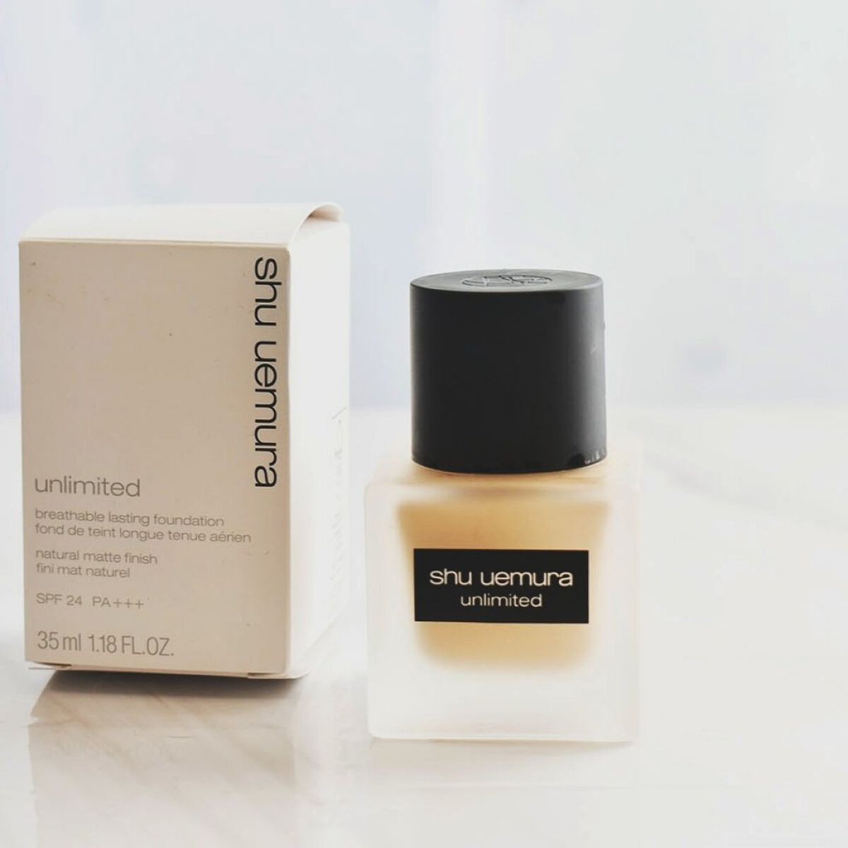 （旧）アンリミテッド ラスティング フルイド/shu uemura/リキッドファンデーションを使ったクチコミ（1枚目）