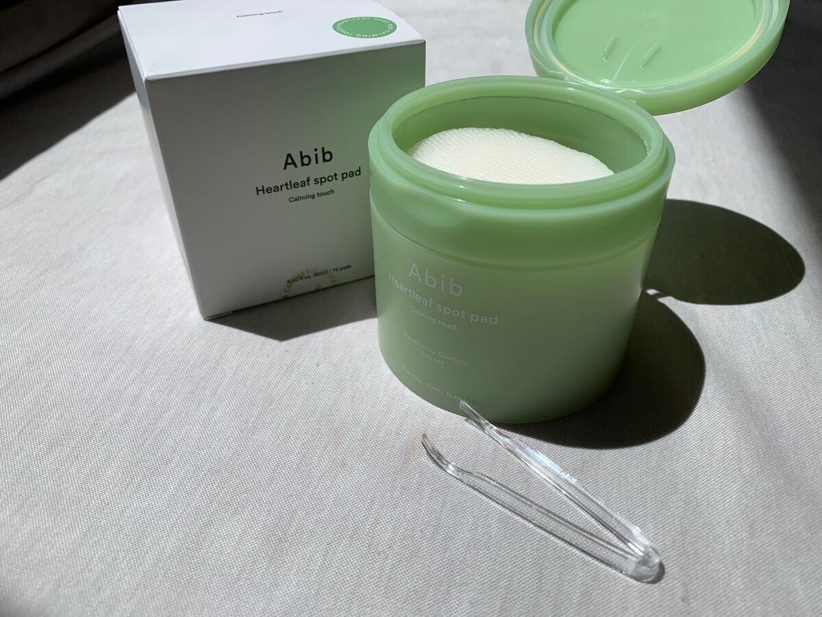 ドクダミカーミングタッチスポットパッド/Abib /トナーパッドを使ったクチコミ(1枚目)