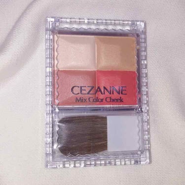 ミックスカラーチーク/CEZANNE/パウダーチークを使ったクチコミ（2枚目）