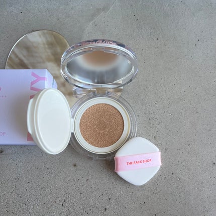 デューイーラスティングクッション/THE FACE SHOP/クッションファンデーションを使ったクチコミ(2枚目)