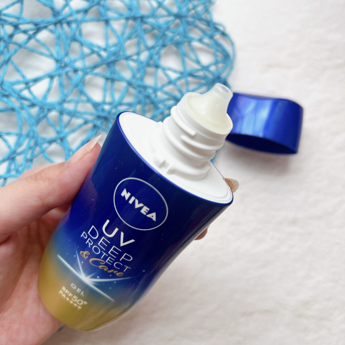 ニベアUV ディープ プロテクト＆ケア ジェル/ニベア/日焼け止めジェルを使ったクチコミ（2枚目）
