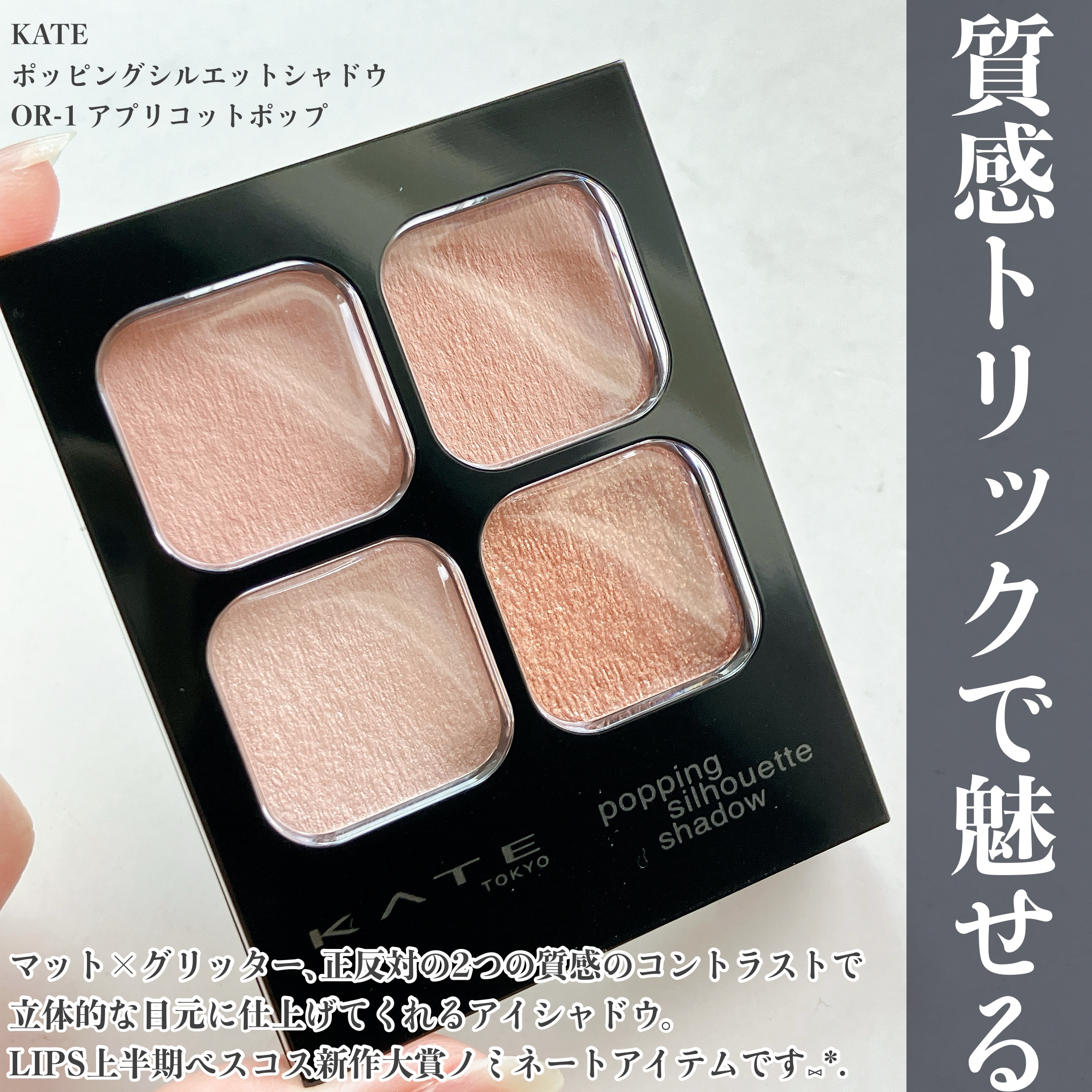 ケイト ポッピングシルエットシャドウ/KATE/アイシャドウパレットを使ったクチコミ（2枚目）