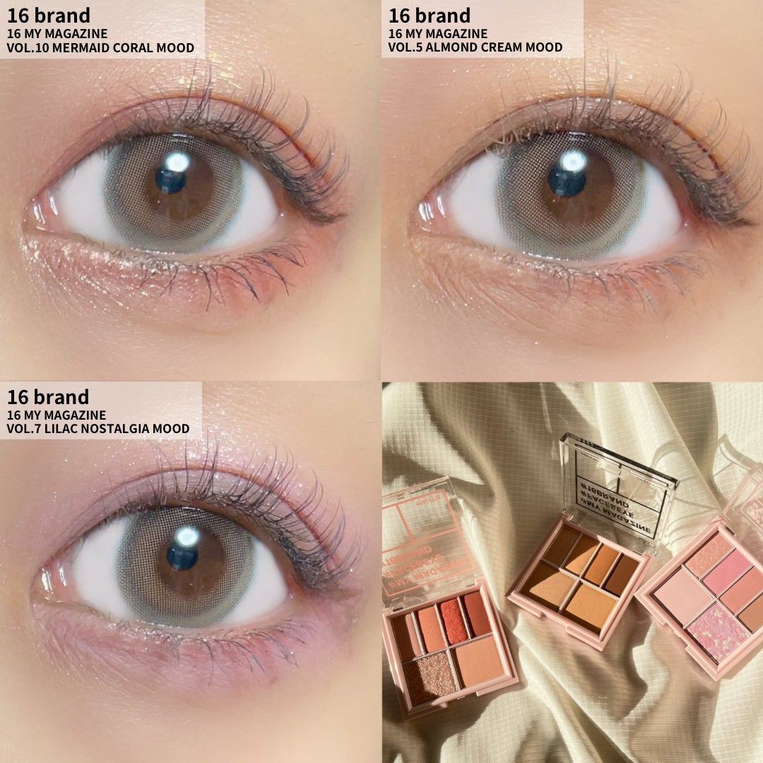 16 MY MAGAZINE/16BRAND/アイシャドウパレットを使ったクチコミ(10枚目)