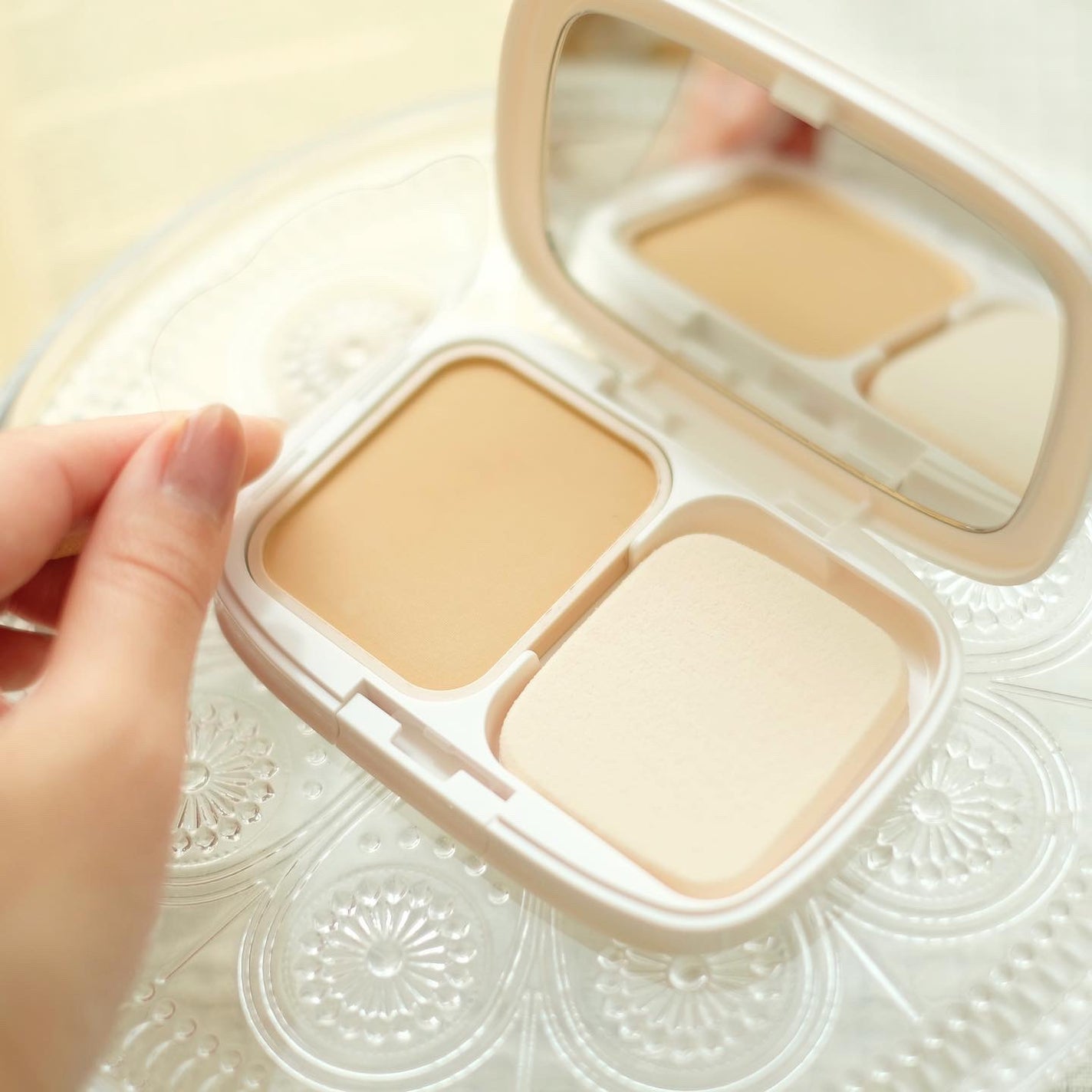 パウダーファンデーション/media luxe/パウダーファンデーションを使ったクチコミ(1枚目)