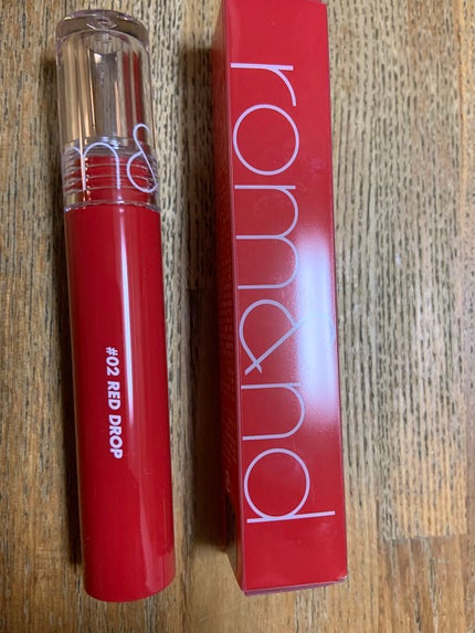 グラスティングウォーターティント/rom&nd/リップティントを使ったクチコミ(5枚目)