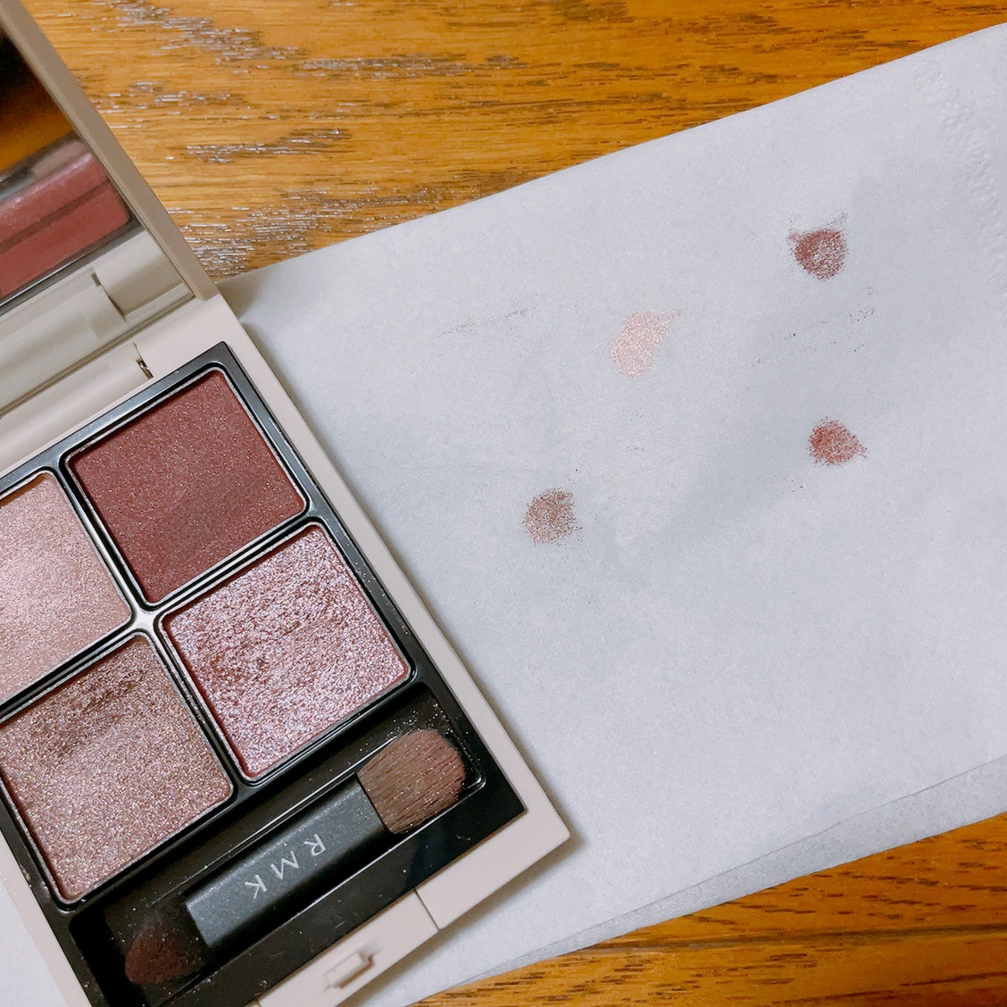 RMK シンクロマティック アイシャドウパレット/RMK/アイシャドウパレットを使ったクチコミ(1枚目)