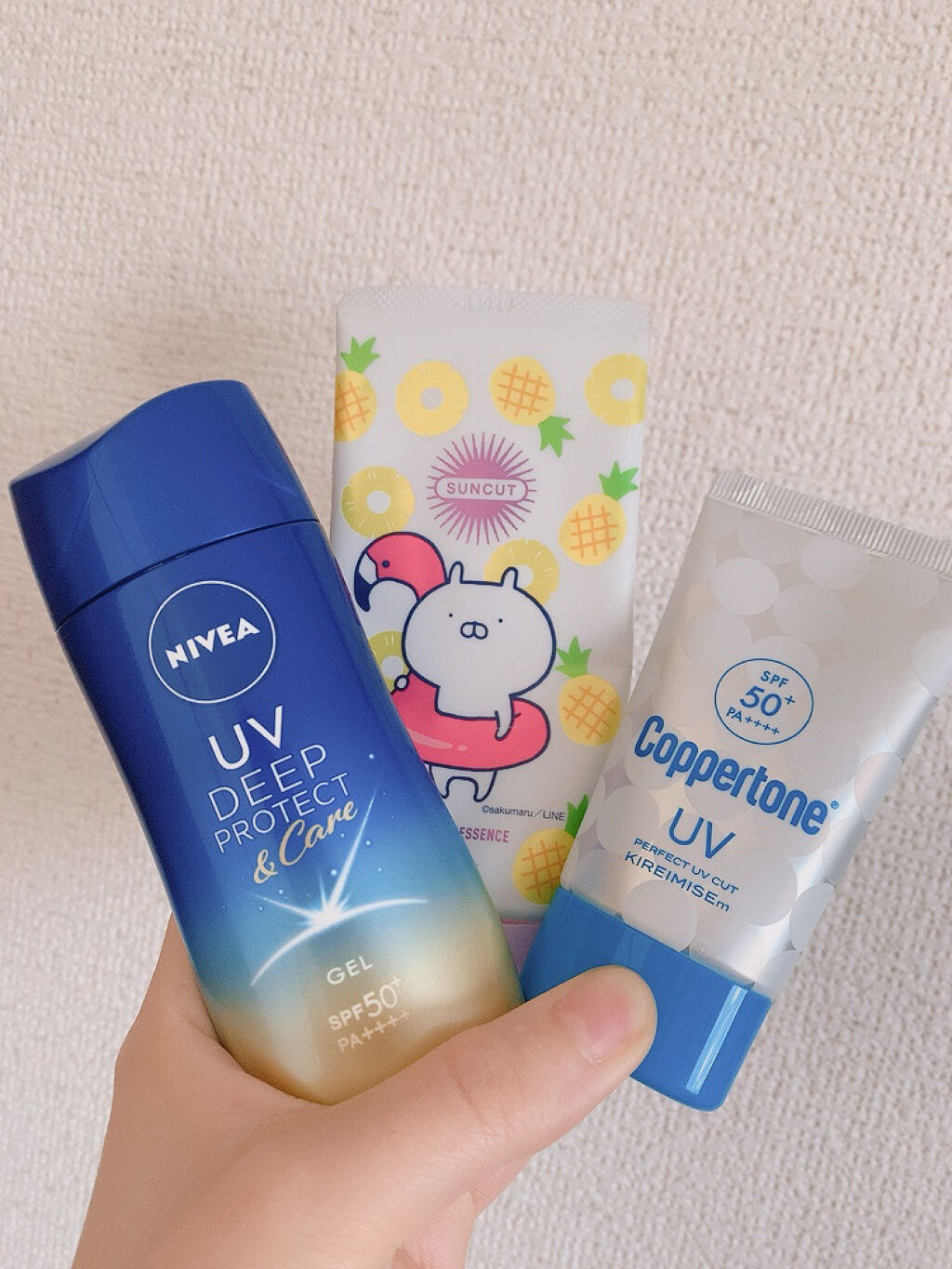 トーンアップUV エッセンス/サンカット®/日焼け止めローションを使ったクチコミ（1枚目）