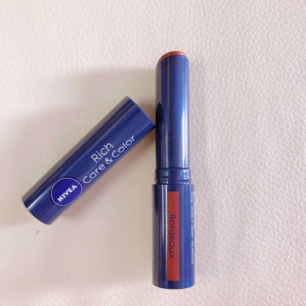 ニベア リッチケア＆カラーリップ/ニベア/リップクリームを使ったクチコミ（1枚目）