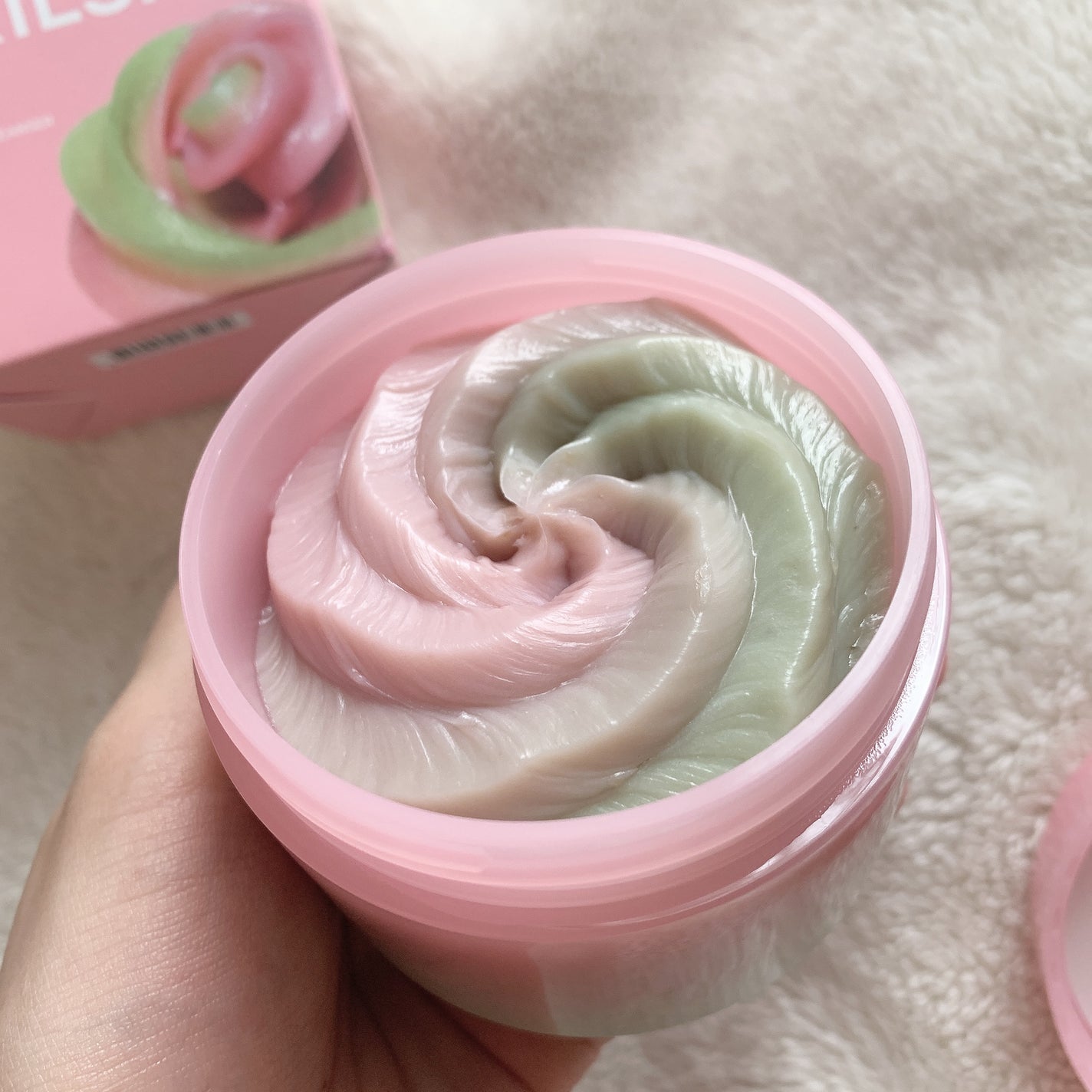 ピンクアロエメレンゲクレンザー/APRILSKIN/その他洗顔料を使ったクチコミ(2枚目)