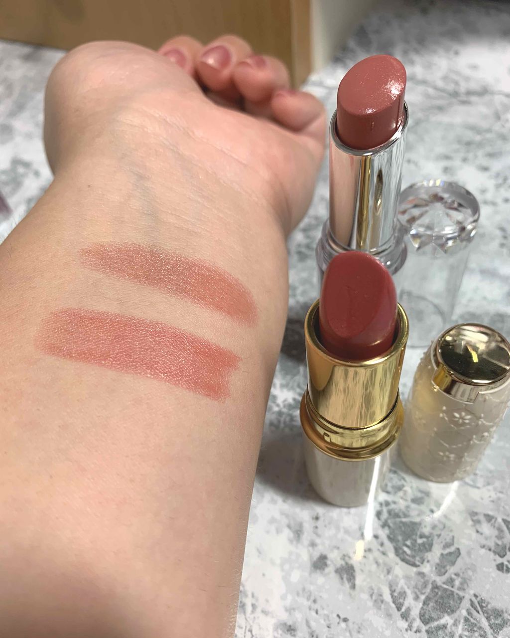 ラスティング リップカラーN/CEZANNE/口紅を使ったクチコミ（2枚目）