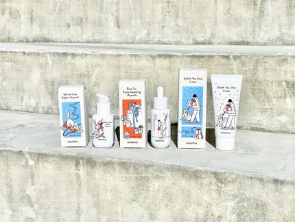 【HOLIDAY】グリーンティーシード モイスト クリーム/innisfree/フェイスクリームを使ったクチコミ(4枚目)