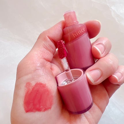 ロウグロウジェルティント R012 ロウ・フィグ/hince/リップティントを使ったクチコミ(3枚目)