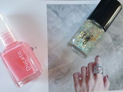 ITGグリッターネイル/DAISO/マニキュアを使ったクチコミ(1枚目)