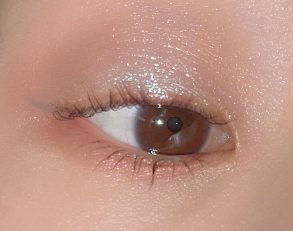 ラズル アイカラー 08 Disco ball/エレガンス ラズル /単色アイシャドウを使ったクチコミ（3枚目）