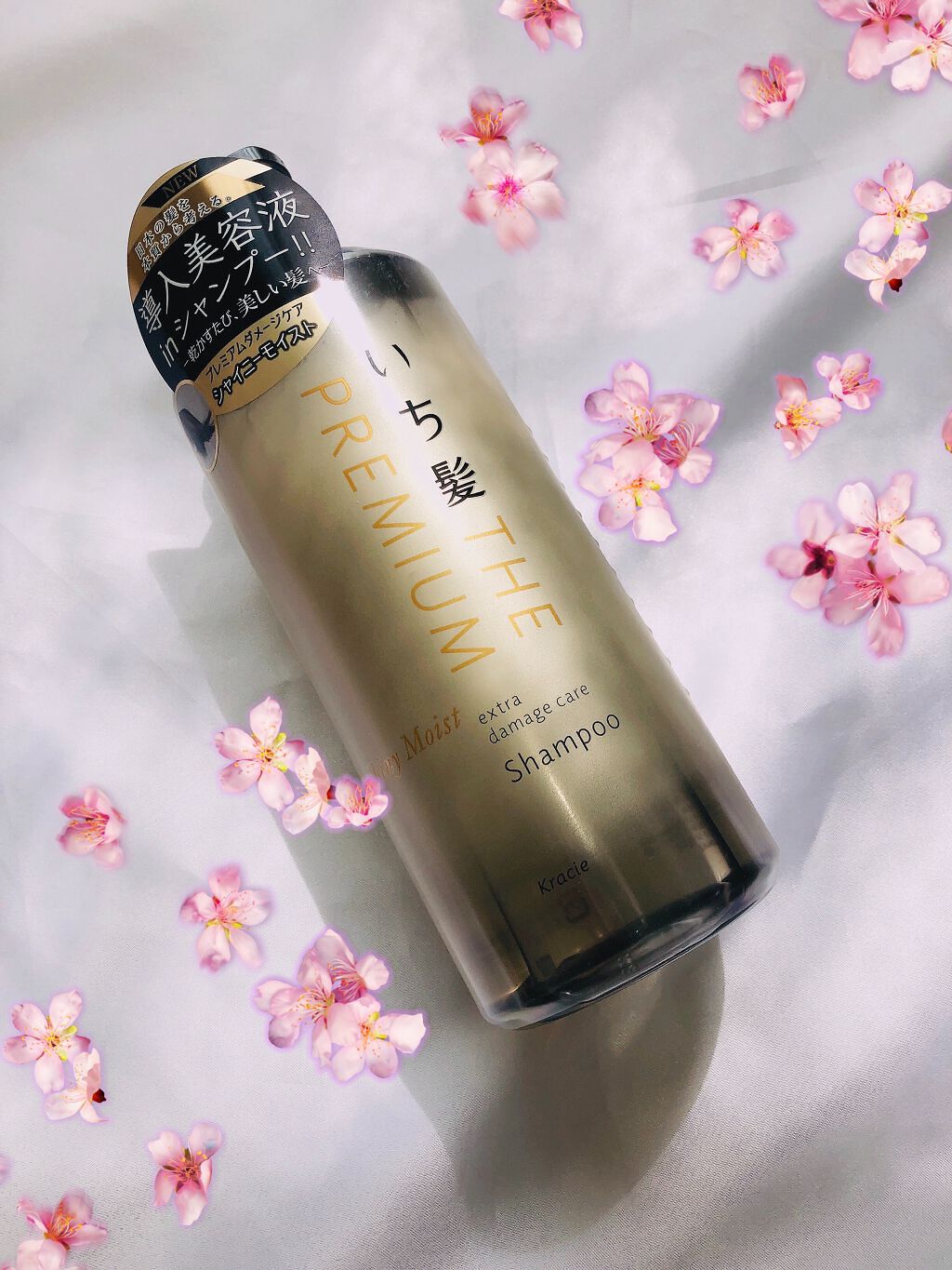 THE PREMIUM エクストラダメージケアシャンプー／トリートメント（シャイニーモイスト） シャンプー ポンプ 480ml/いち髪/市販シャンプーを使ったクチコミ（1枚目）