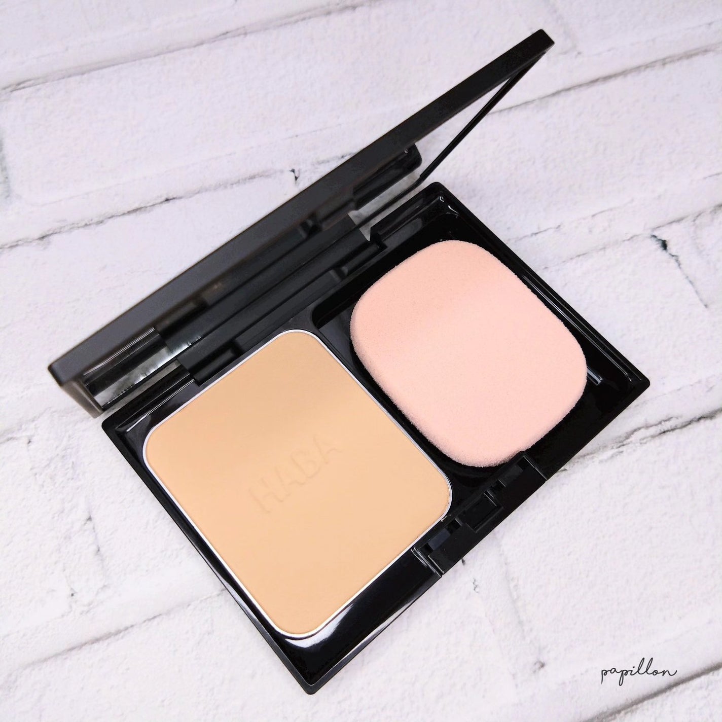 薬用 タイムケア パウダーファンデーション(しっとり)/HABA/パウダーファンデーションを使ったクチコミ(2枚目)