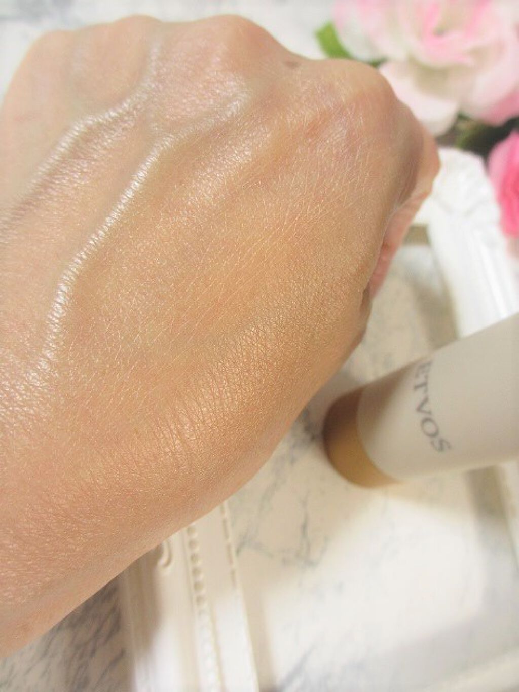 ミネラルインナートリートメントベース/エトヴォス/化粧下地を使ったクチコミ(4枚目)