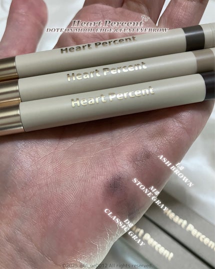 ドット オン ムードエッジ アンド フラットアイブロウ/Heart Percent/アイブロウペンシルを使ったクチコミ(5枚目)