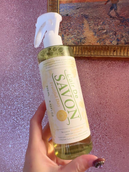 ファブリックスプレー(フルーツフルデイ)/レールデュサボン/ファブリックミストを使ったクチコミ(4枚目)