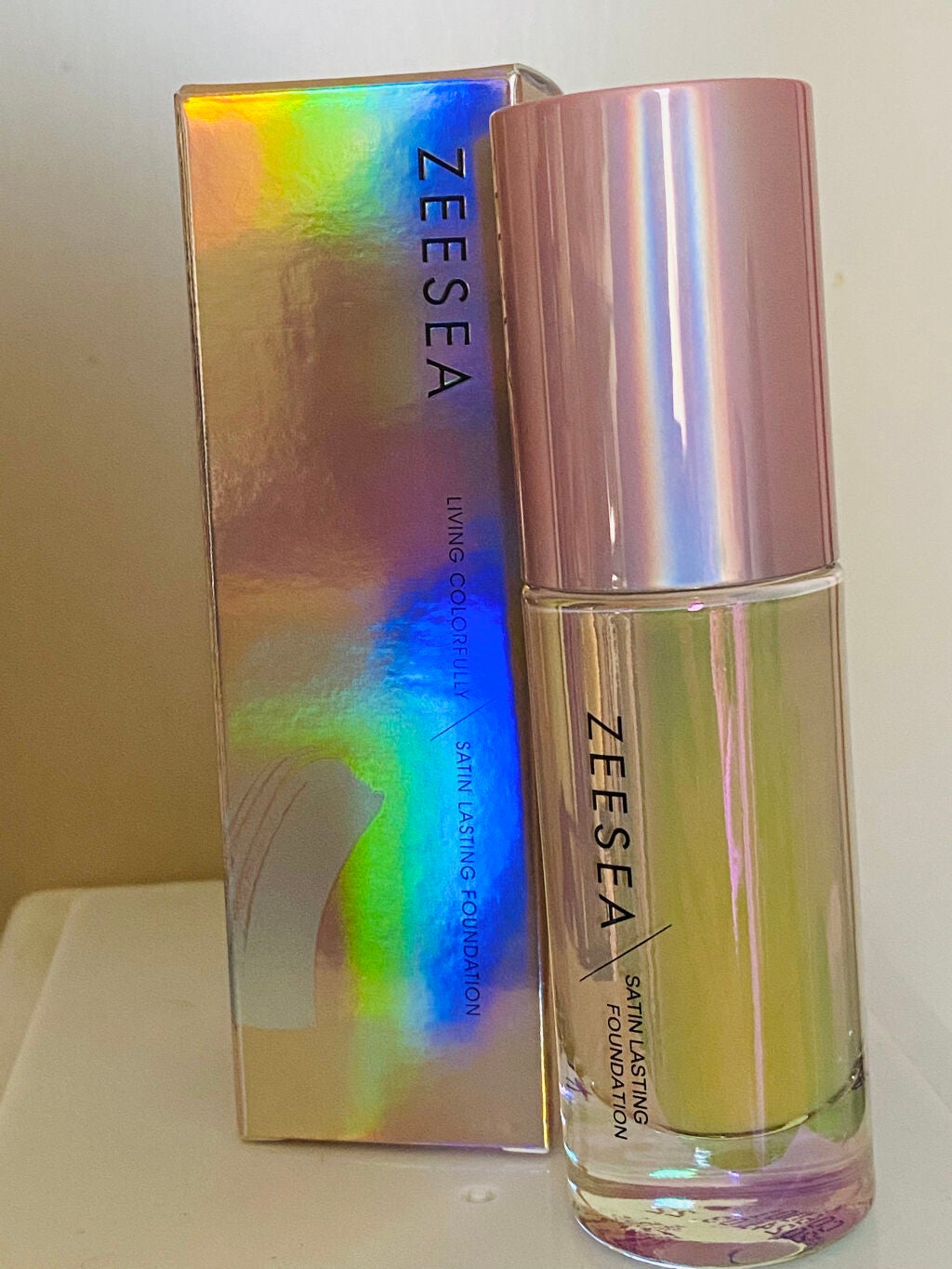 サテンラスティングファンデーション/ZEESEA/リキッドファンデーションを使ったクチコミ(1枚目)