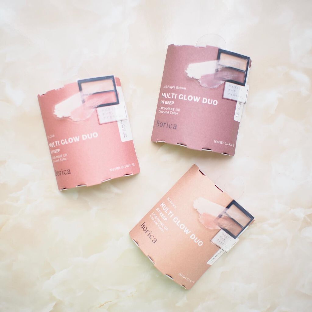 セラムマルチグロウデュオ/Borica/クリームハイライトを使ったクチコミ（3枚目）