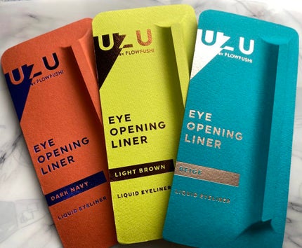 EYE OPENING LINER/UZU BY FLOWFUSHI/リキッドアイライナーを使ったクチコミ(2枚目)