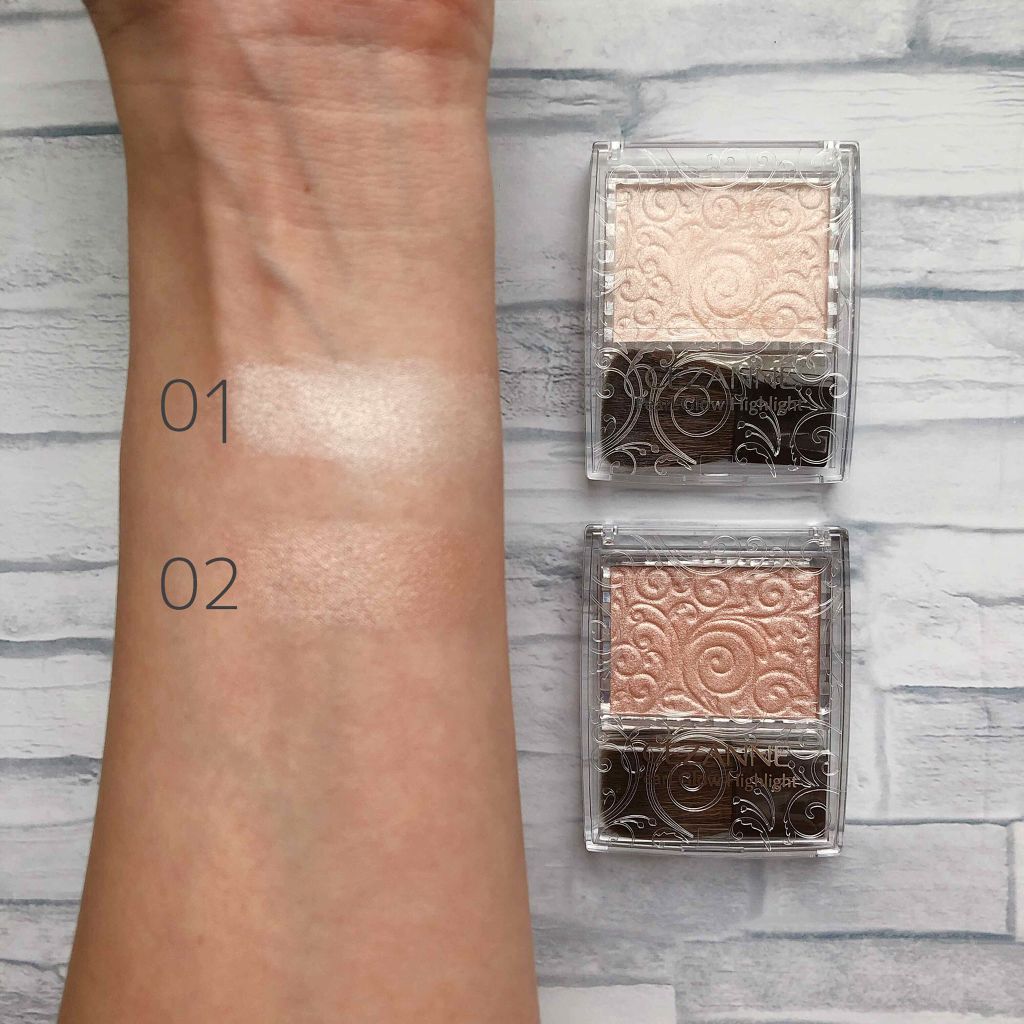 パールグロウハイライト/CEZANNE/パウダーハイライトを使ったクチコミ(2枚目)