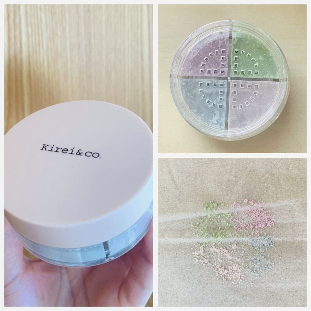 4カラーフェイスパウダー/Kirei&co./ルースパウダーを使ったクチコミ（1枚目）
