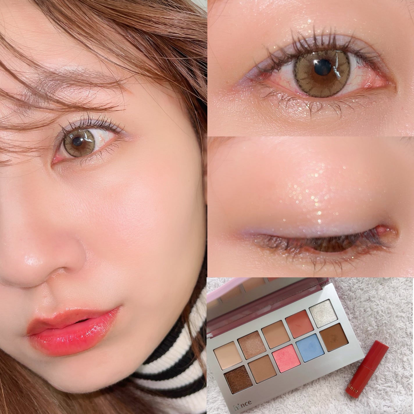 ニューデップスアイシャドウパレット/hince/アイシャドウパレットを使ったクチコミ(1枚目)