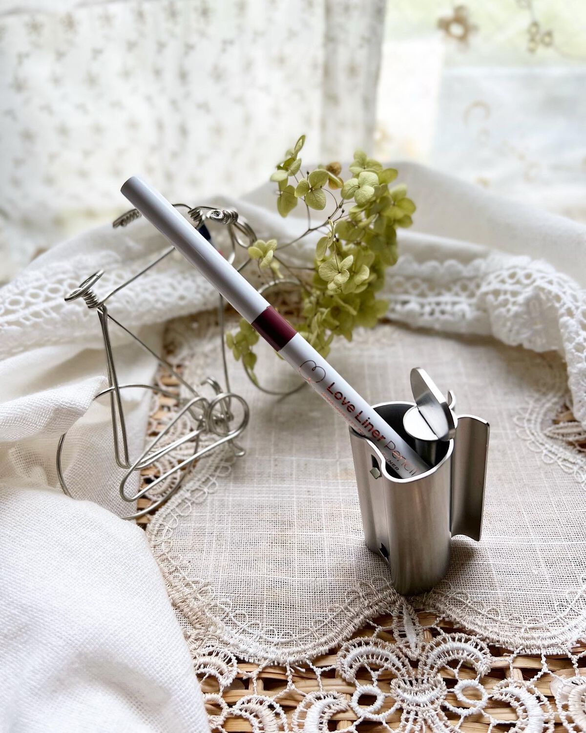 クリームフィットペンシル＜アイライナー＞ ロージィブラウン/ラブ・ライナー/ペンシルアイライナーを使ったクチコミ（1枚目）