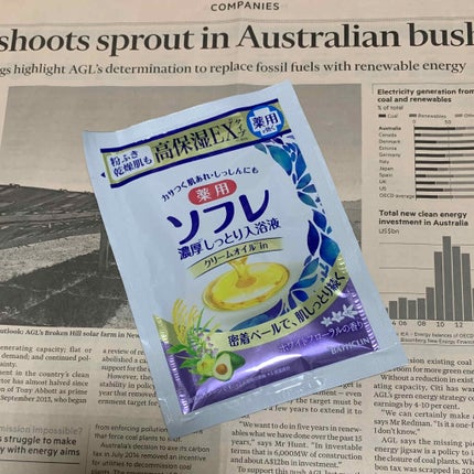 濃厚しっとり入浴液 ホワイトフローラルの香り/薬用ソフレ/保湿系入浴剤を使ったクチコミ(1枚目)