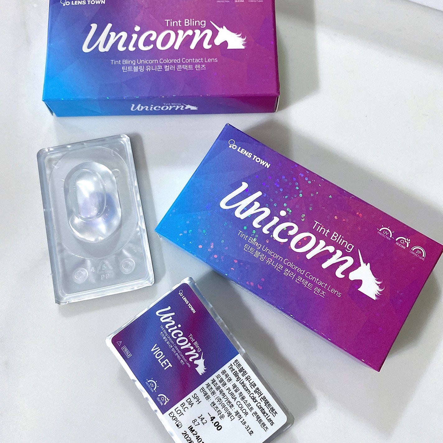 びゃっこまる on LIPS 「こんなカラコン見たことある?🦄🫧ゆめかわすぎるマンスリーカラコ..」(7枚目)