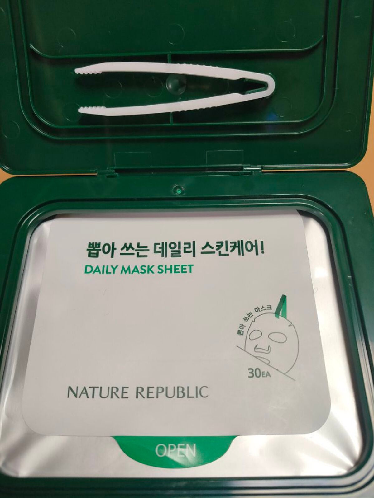 グリーンダーマCICA デイリーシートマスク/ネイチャーリパブリック/シートマスク・パックを使ったクチコミ(2枚目)